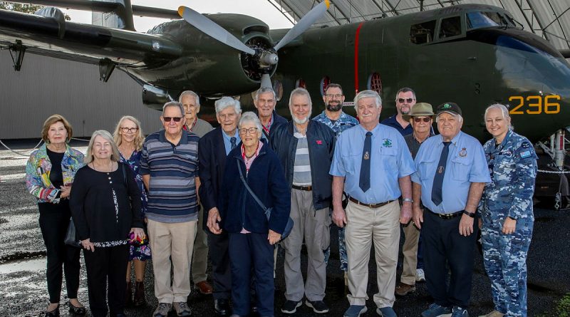 Retired Caribou aviators and 35 Squadron Association members with a restored de Havilland DHC-4 Caribou at the RAAF Amberley Aviation Heritage Centre. Story by Flight Lieutenant Rob Hodgson. Photos by Sergeant Peter Borys.