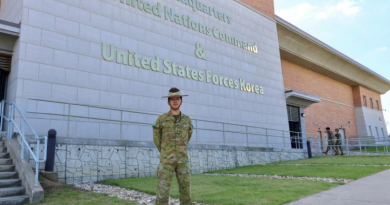 raftsman Hyun Kim at US Army Garrison Humphreys in the Republic of Korea during Exercise Ulchi Freedom Shield 24. Story by Captain Peter Nugent. Photos by Lieutenant Commander Brendan Trembath.