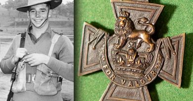 The Victoria Cross for Australia was awarded to the late Private Richard Norden.