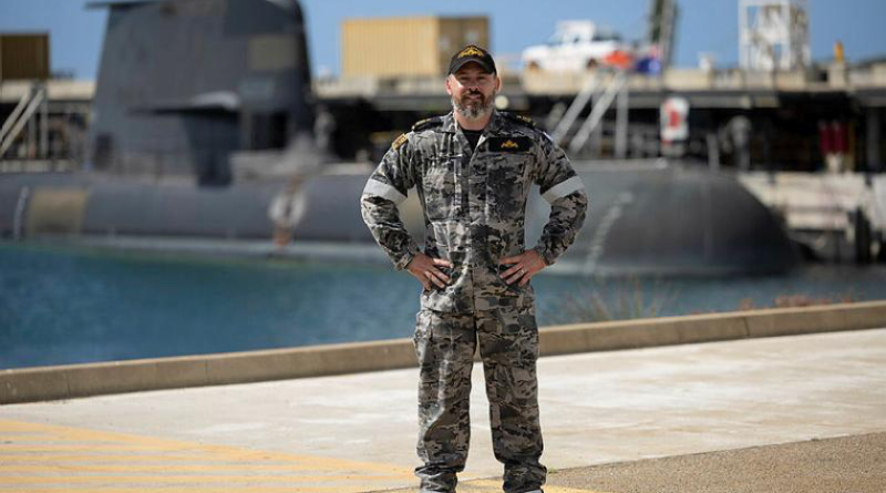 Petty Officer Mark has been awarded a Conspicuous Service Medal in the Australia Day honours for his rescue of a fellow submariner. Story by Corporal Michael Rogers. Photo by Able Seaman Zac Dingle.