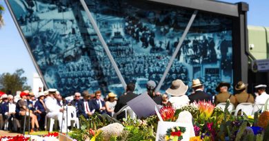 d guests attend the HMAS Perth I memorial foundation ceremony, commemorating the Battle of Saunda Strait, at Training Ship Perth in Fremantle, WA. Story by Petty Officer Keigan Gunther. Photos by Able Seaman Connor Morrison.