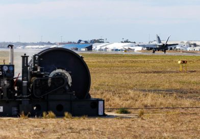 Catching fast jets as they touch down