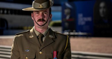 Private Luke Morrison, of Australia's Federation Guard, will join the catafalque party at Gallipoli. Story by Flight Lieutenant Vernon Pather. Photo by Sergeant Sagi Biderman.