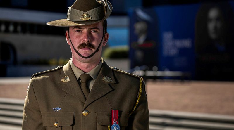 Private Luke Morrison, of Australia's Federation Guard, will join the catafalque party at Gallipoli. Story by Flight Lieutenant Vernon Pather. Photo by Sergeant Sagi Biderman.