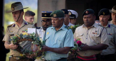 Chaplains from six different nations of the South Pacific lay wreaths at the Australian War Memorial. Story and photo by Corporal Luke Bellman.