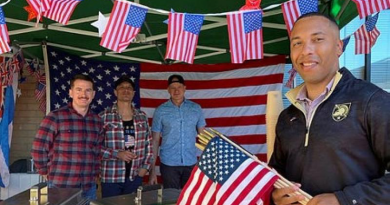 Students of the Australian War College from the US Military celebrate International Day in Weston Creek, ACT. Story and photos by Major Taylor Lynch.