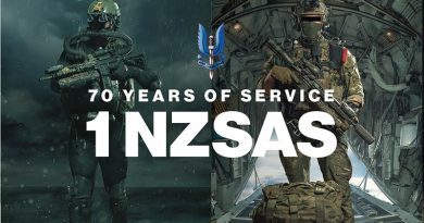 The New Zealand Special Air Service Regiment marks 70 years since its formation, on 7 June 1955. Image supplied by NZDF.