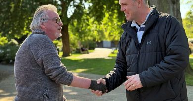 Chief of Air Force, Air Marshal Stephen Chappell, meets local man Erik Adriaensen at the graves of fallen aviators from 464 Squadron at Eindhoven, Netherlands. Story by Flight Lieutenant Grace Casey-Maughan.