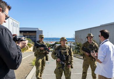 Soldiers rehearse homeland security