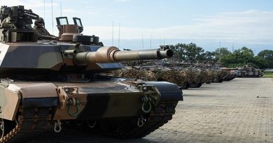 The 2nd Cavalry Regiment welcomes its second tank squadron at a T4 (D Squadron) Raising Ceremony at Lavarack Barracks, Townsville, Queensland. Photo by Private Jessica Gray.