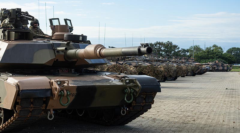 The 2nd Cavalry Regiment welcomes its second tank squadron at a T4 (D Squadron) Raising Ceremony at Lavarack Barracks, Townsville, Queensland. Photo by Private Jessica Gray.