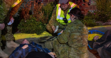 Defence and civilian agencies handle simulated mass casualties from a truck-on-train crash scenario in rural Victoria. Story by Corporal Luke Bellman. Photos by Private Nicholas Stoewer.