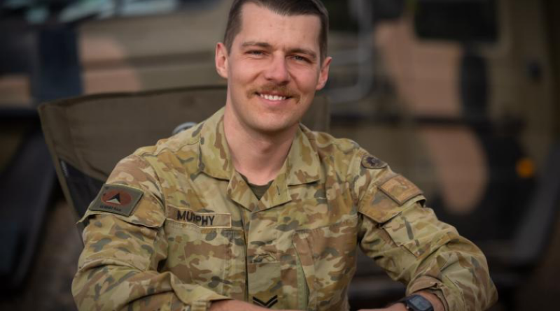 Corporal Jack Murphy, an electronics technician from 16th Regiment, Royal Australian Artillery, helped deliver RBS-70 man-portable air-defence systems and training to Ukrainian forces in Poland. Story and photo by Corporal Jacob Joseph.