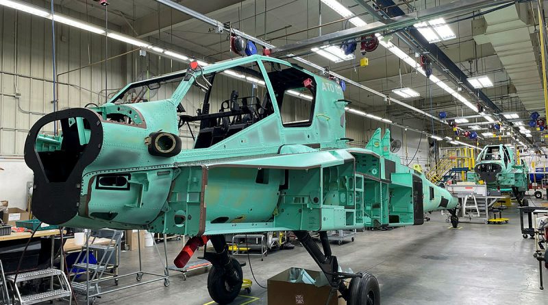 AT003, one of Australia's first AH-64E Apache aircraft entered final assembly at the Boeing Defense Apache Facility in Mesa, Arizona in May 2025. Story by Major Lily Charles.