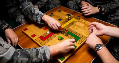 For the crew of HMAS Sydney, Uckers is a traditional game that parallels the journey of the ship during its regional presence deployment. Story by Lieutenant Hinako Shiraishi. Photos by Leading Seaman David Cox.