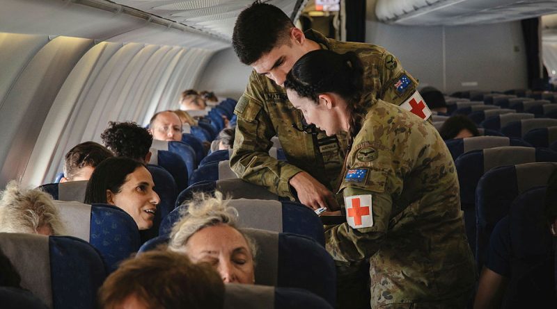 Israel relief flight shows pride in mission