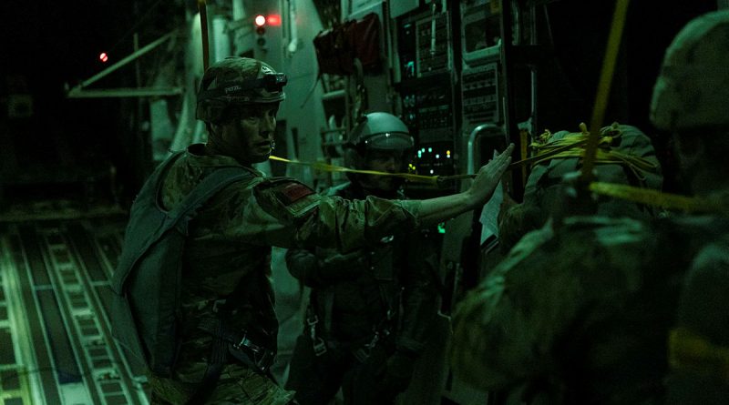 Allied paratroopers own the night