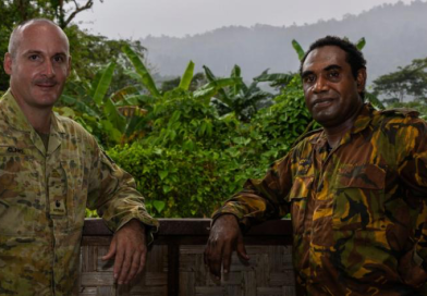 Brothers in arms and construction in PNG