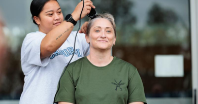 Squadron runs laps for cancer battle