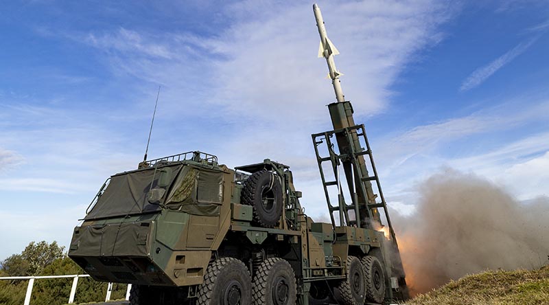 Japan fires missile in Jervis Bay