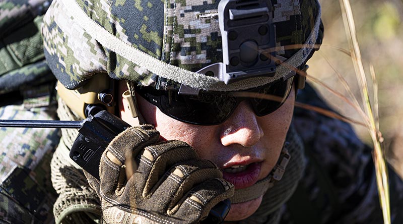A Republic of Korea Marine Corps marine conducts a combat team assault during Exercise Talisman Sabre at Bowen, Queensland on 18 July 2025. Photo by Lance Corporal Jessica Gray.