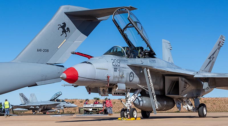 RAAF arms and refuels at austere airfield