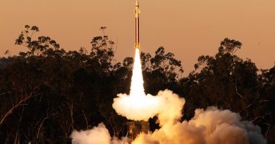 A Japanese Ground Self Defence Force Chū-SAM Medium-Range Surface-to-Air Missile system fires during a combined joint live-fire exercise at Shoalwater Bay Training Area as part of Exercise Talisman Sabre 2025. Photo by Leading Seaman Susan Mossop.