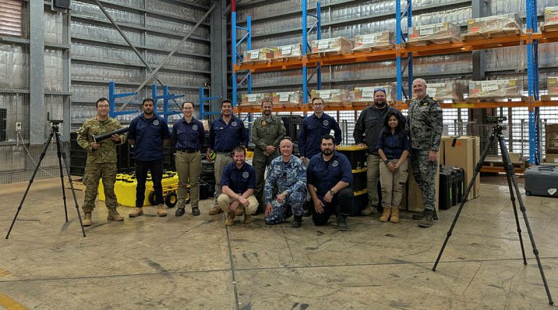 Joint Positioning, Navigation and Timing Directorate team conduct GPS-denial testing during Exercise Talisman Sabre. Story by Cleo Arya. Photo by Leading Aircraftwoman Kate Smith.
