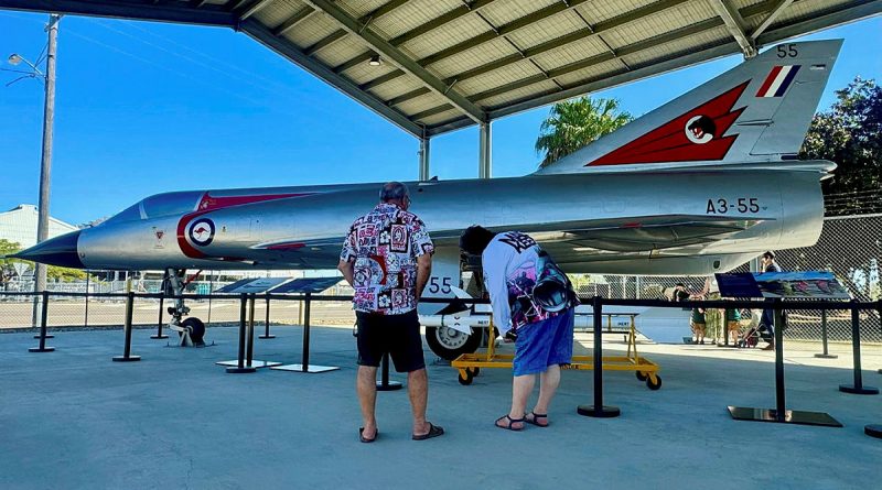 Visitors at the first public open day of the RAAF Townsville Aviation Heritage Centre. Story. by Squadron Leader Karyn Markwell. Photos by Flying Officer Casie Scott.