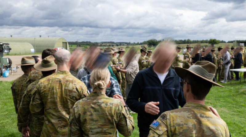 Australian Army soldiers farewell Armed Forces of Ukraine members as they return home to Ukraine from Operation Kudu Rotation 10 in the United Kingdom. Story by Captain Brittany Evans. Photos by Corporal Guy Sadler.