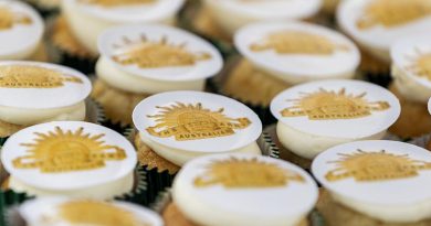 Australian Army birthday cupcakes prepared for Army's 121st birthday activities at Russell Offices in Canberra on Tuesday, 01 March 2022. Photo by Corporal Sagi Biderman.