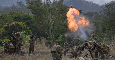 New Zealand Army gunners from 16th Field Regiment lead a live-fire mortar exercise alongside Papua New Guinea Defence Force counterparts. NZDF photo supplied.