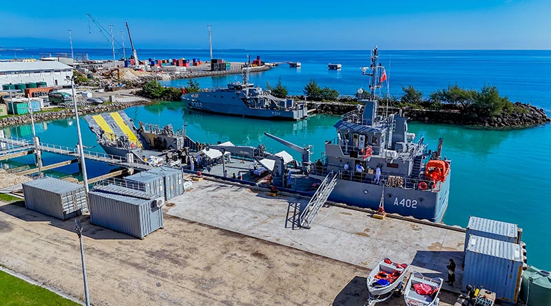 New landing craft delivered to Tonga