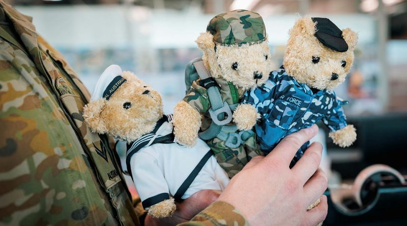 Sales of Legacy bears support the annual national appeal to raise awareness and funds for the families of veterans who have given their life or health in service to our country. Story by Leading Seaman Nadav Harel. Photo by Emma Taylor.