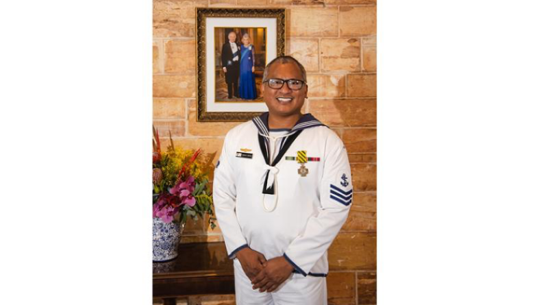 Leading Seaman Ernesto Sanchez is the first Navy photographer awarded a Conspicuous Service Cross, acknowledging his dedication to capturing the stories of Australia's military personnel through imagery. Story by Leading Seaman Nadav Harel. Photo supplied.