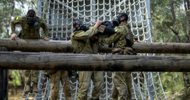 Australian Defence Force candidates complete challenging physical and cognitive activities during the 2025 Special Forces Integrator Selection Course. Story by Major Jacqui Day.