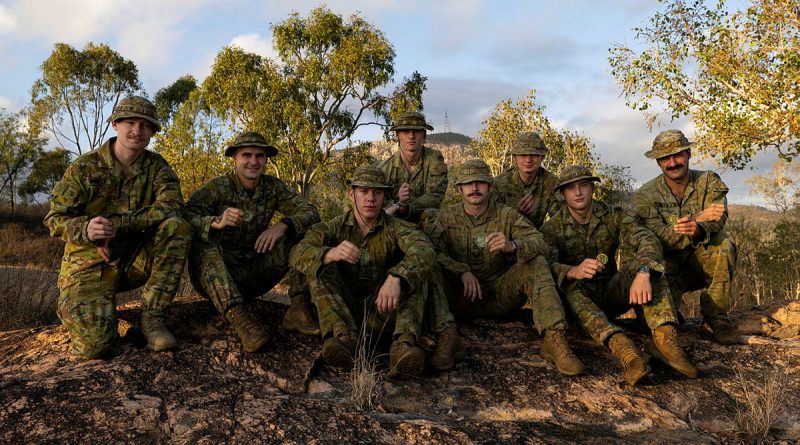 Australian Army soldiers from 1st Battalion, the Royal Australian Regiment, with their gold medals, awarded from Exercise Cambrian Patrol. Story by Corporal Michael Rogers. Photos by Lance Corporal Caitlyn Davill.