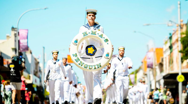 HMAS Penguin's ship's company exercises freedom of entry through the City of Mosman, NSW. Story by Lieutenant Hinako Shiraishi. Photos by Leading Seaman David Cox.