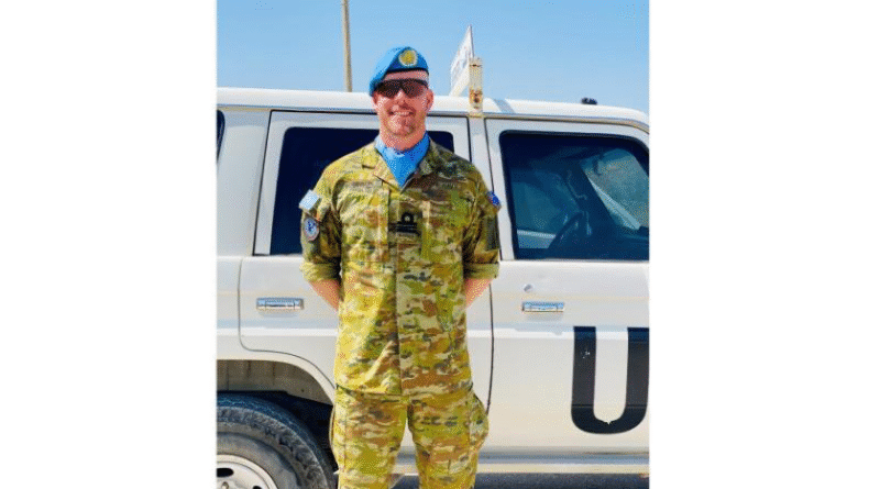 Lieutenant Commander Travis Robinson while deployed on Operation Paladin. Story by Lieutenant Commander Jonathan White.