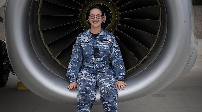 Royal Australian Air Force officer Flight Lieutenant Belinda Gabrielsen deployed on Operation Kudu in Poland. Photo by Leading Seeaman Kylie Jagiello.