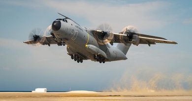 A400m Atlas. Luftwaffe photo supplied.