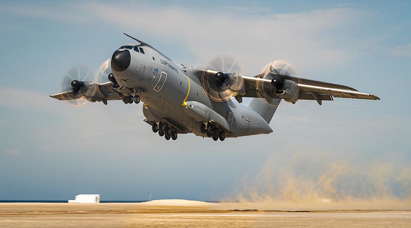 A400m Atlas. Luftwaffe photo supplied.