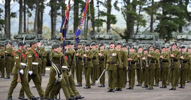 Ngāti Tūmatauenga, the New Zealand Army formally stands up its newly-formed Motorised Infantry Battalion at Linton Military Camp on Friday 5 December, 2025. RNZDF photo.
