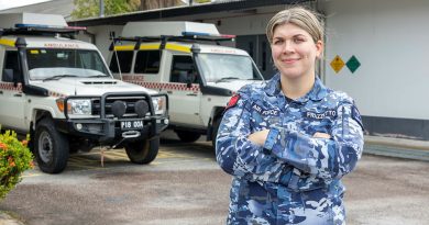 Medical officer Flight Lieutenant Alannah Frazzetto, of 1 Expeditionary Health Services, Royal Australian Air Force, serves on Operation Gateway at RMAF Butterworth, Malaysia. Story by Flight Lieutenant Brent Moloney. Photos by Corporal Andrew Shaw.