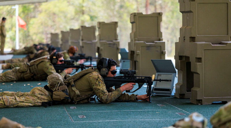 Soldiers from 2nd/14th Light Horse Regiment conduct live-fire training at the new marksmanship training range at Greenbank Training Area, Queensland. Story by Corporal Michael Rogers. Photos by Corporal Janet Pan.