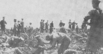 A black-and-white newspaper clipping from a 1980s Army Newspaper showing military personnel.