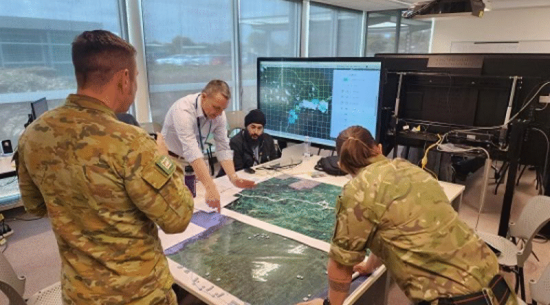 Wargamers from Defence Science and Technology Group and the Army Battle Lab engage in an analytical wargame. Story by Robert Nutbrown. Photo by Mandom Paje.